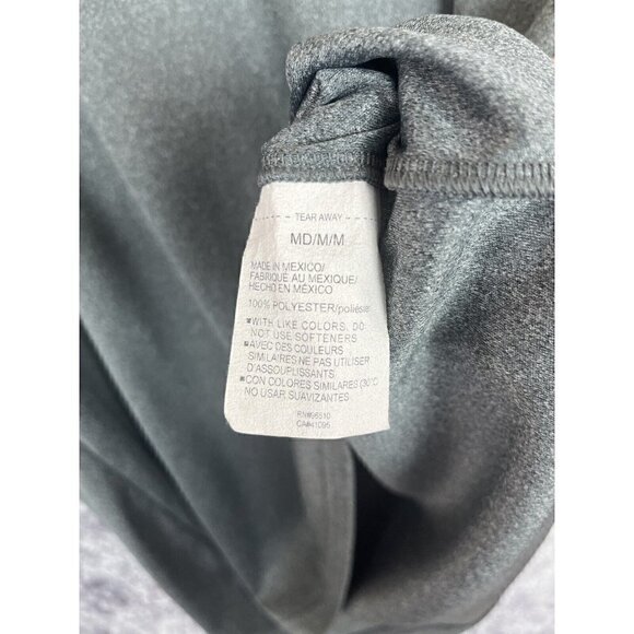 Under Armour Grey Black Training Shirt Top Tee Tank Men's Sport Loose Fit Medium - Picture 4 of 12